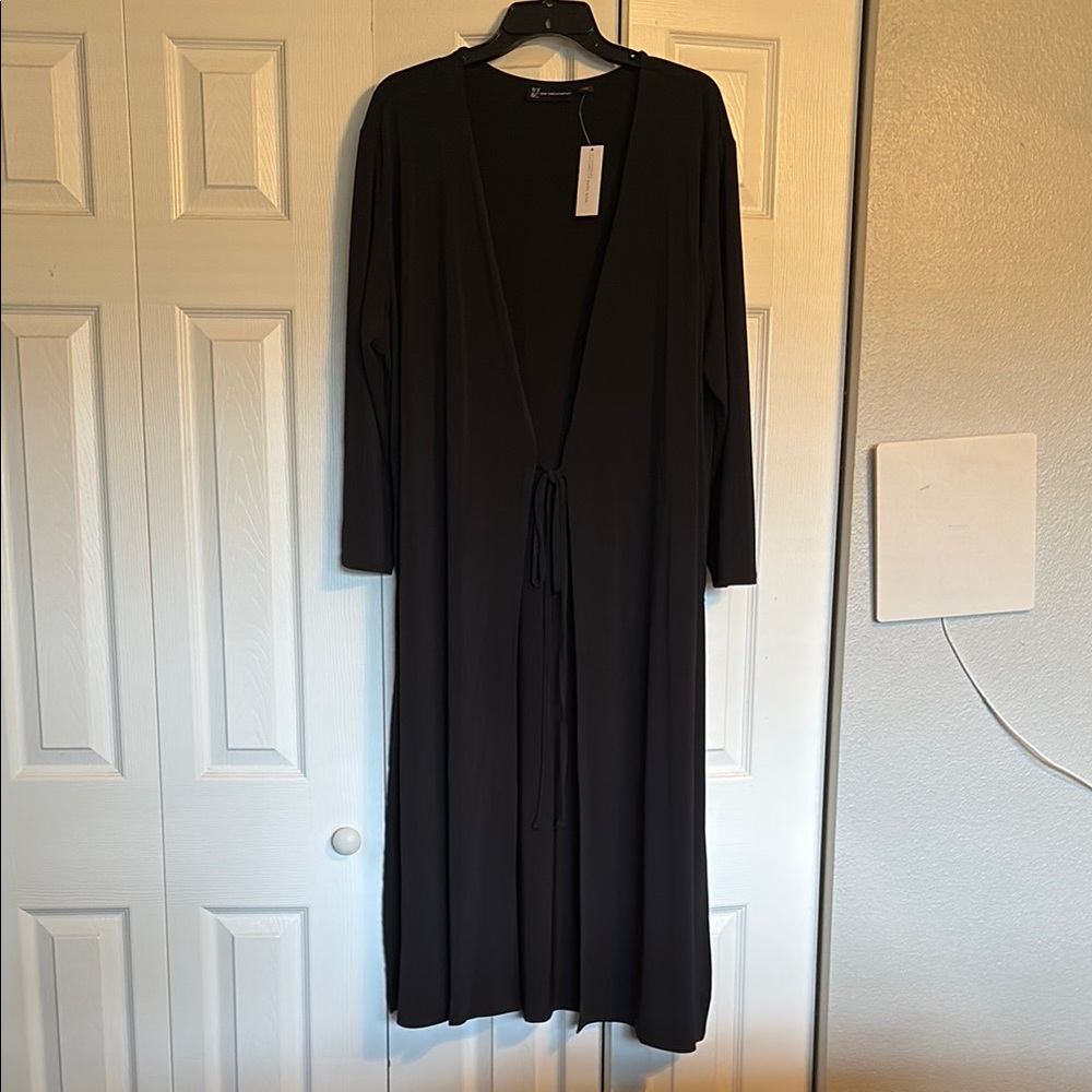 Black Long Cardigan